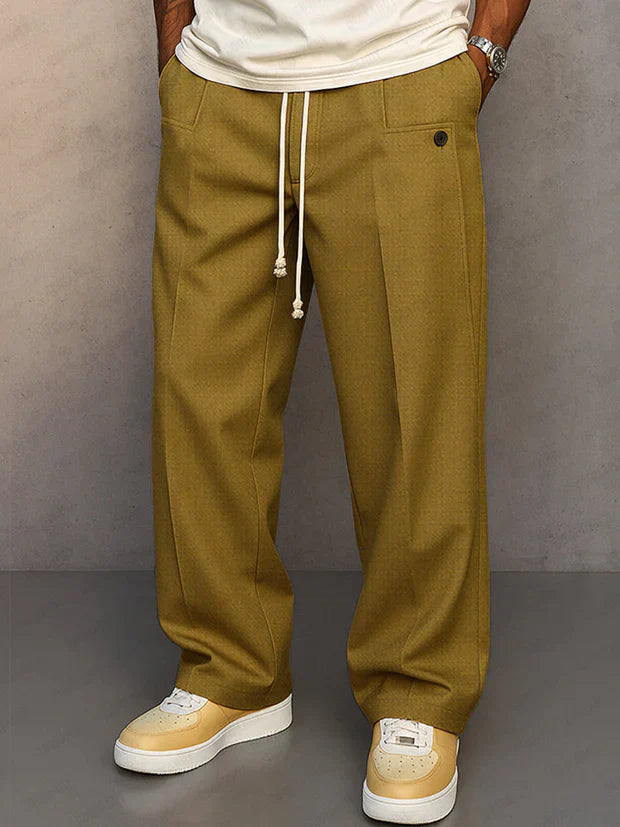 DARIO | Pantalón Elegante para Hombre con Cordón Ajustable y Corte Moderno