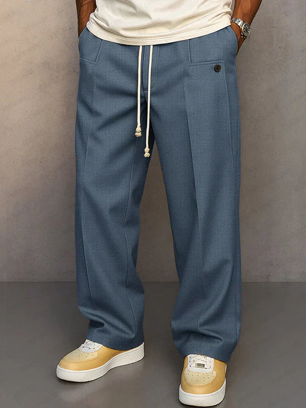 DARIO | Pantalón Elegante para Hombre con Cordón Ajustable y Corte Moderno