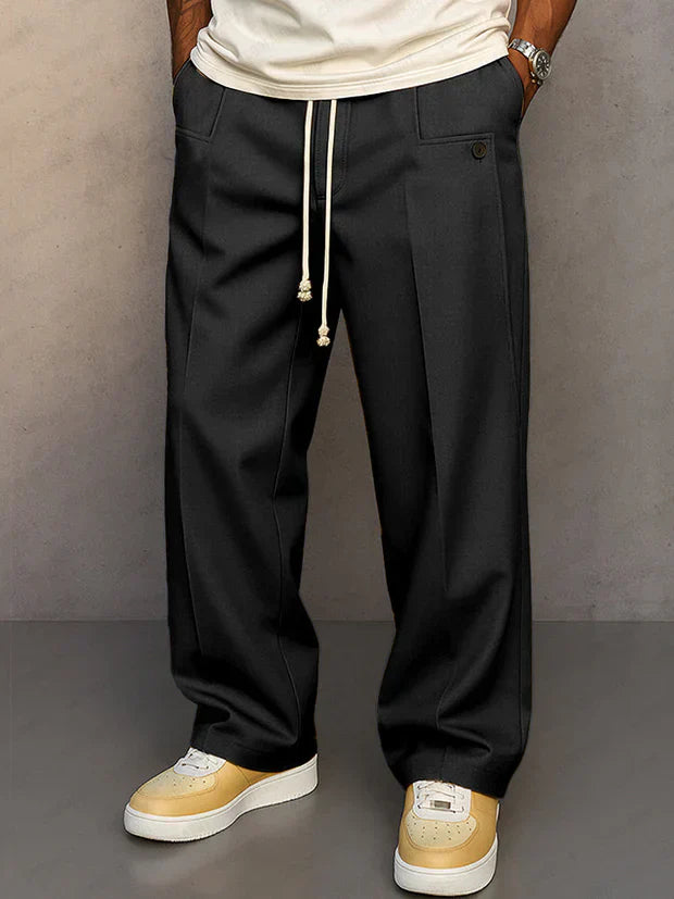 DARIO | Pantalón Elegante para Hombre con Cordón Ajustable y Corte Moderno