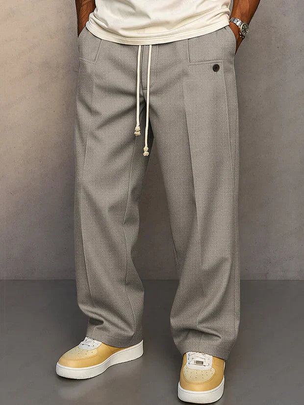 DARIO | Pantalón Elegante para Hombre con Cordón Ajustable y Corte Moderno