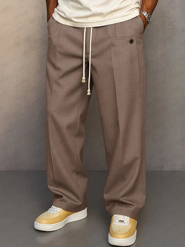 DARIO | Pantalón Elegante para Hombre con Cordón Ajustable y Corte Moderno