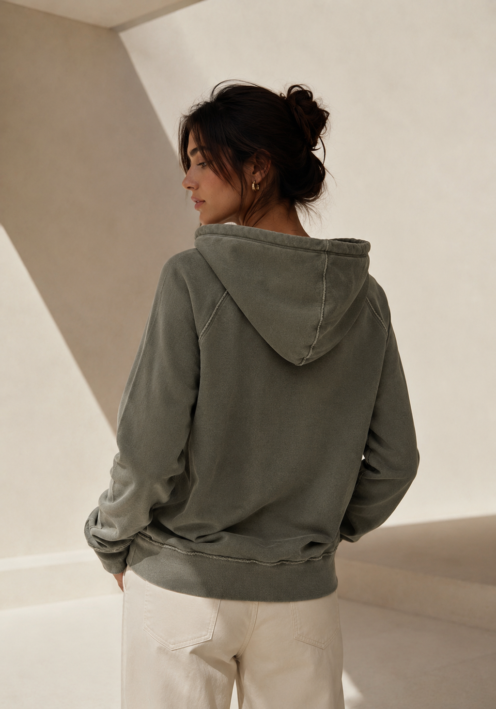 HOODIE WASHED LILY MUJER | EFECTO LAVADO