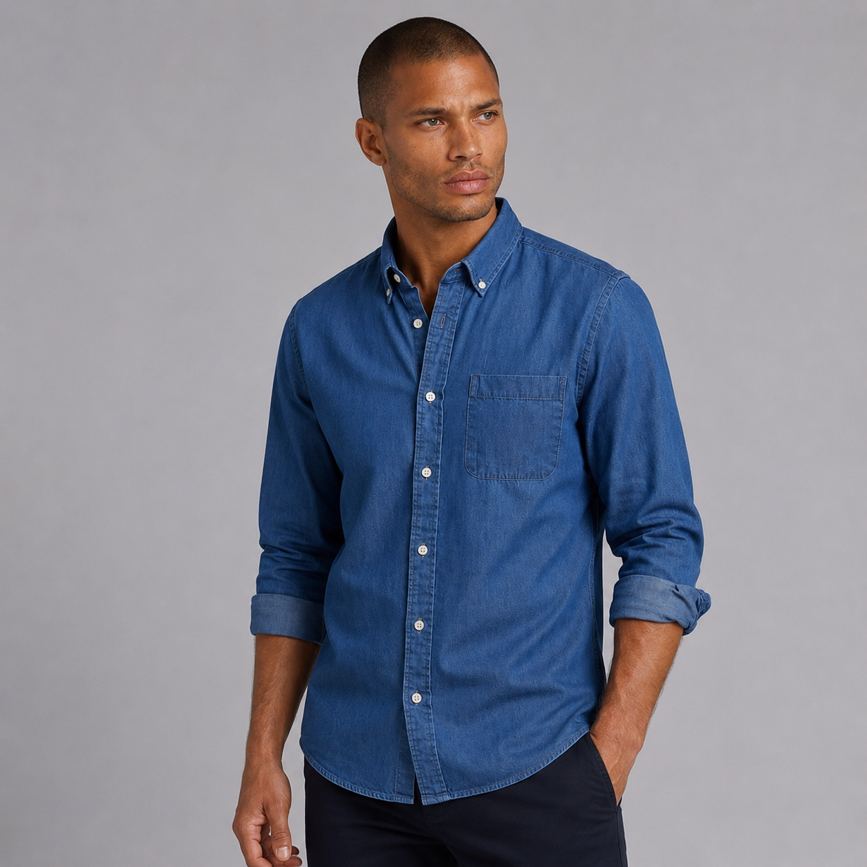Camisa Casual-Chic Hombre