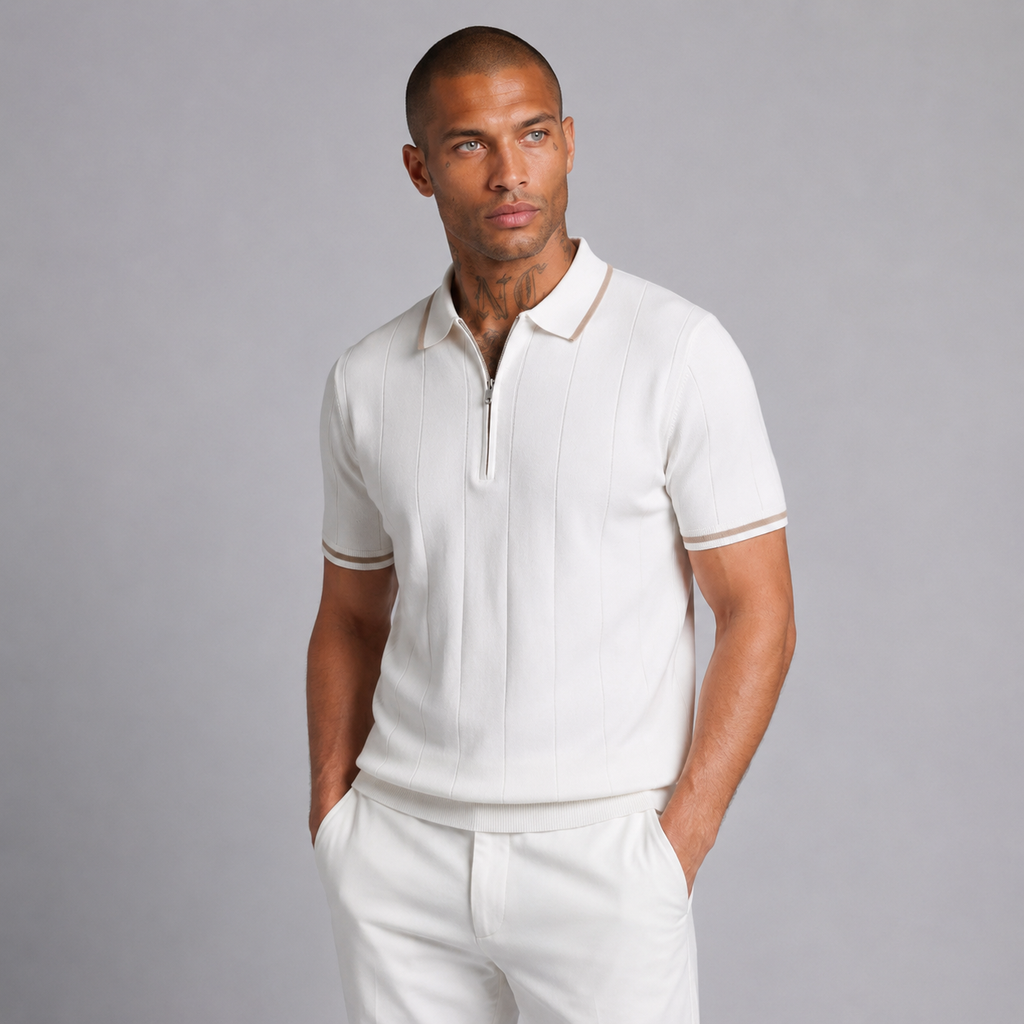 Polo con Cremallera Hombre
