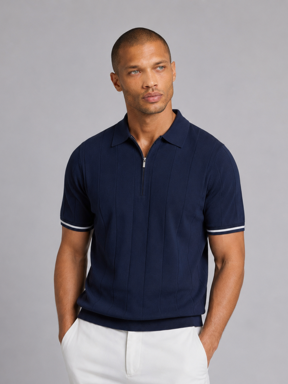 Polo con Cremallera Hombre