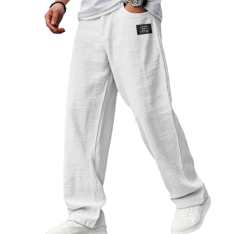 Gabriel Men's Lightweight Straight-Leg Trousers