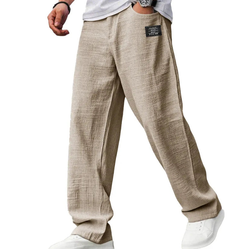 Gabriel Men's Lightweight Straight-Leg Trousers